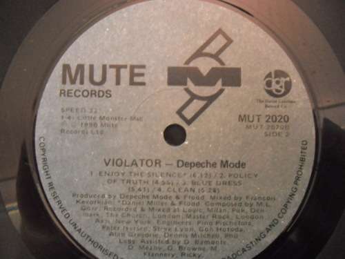 RARE!!! DEPECHE MODE - VIOLATOR VINYL, LP, RECORD